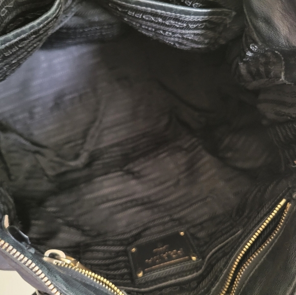 Prada Tessuto Nylon Jacquard Logo Tote Black - Picture 4 of 16